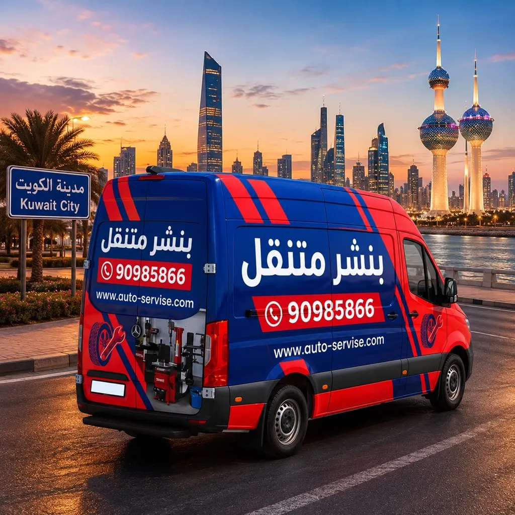 كراج بنشر متنقل الكويت