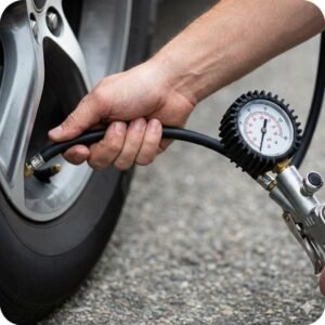 خدمة تعبئة هواء ونفخ تواير السيارات أمام المنزل في الكويت